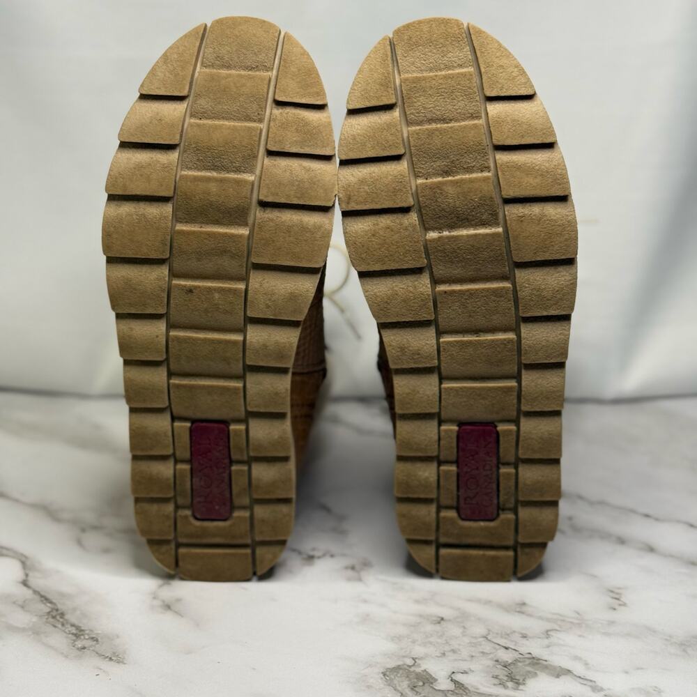 Rare Royal Canadian Cambridge “Croc” Embossed Leather Waterproof Boots 8.5 - Picture 16 of 16